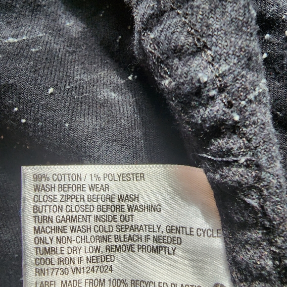 We Are The Future Black cotton snap-up long-sleeved shirt 8/10 in good worn cond - Picture 4 of 6